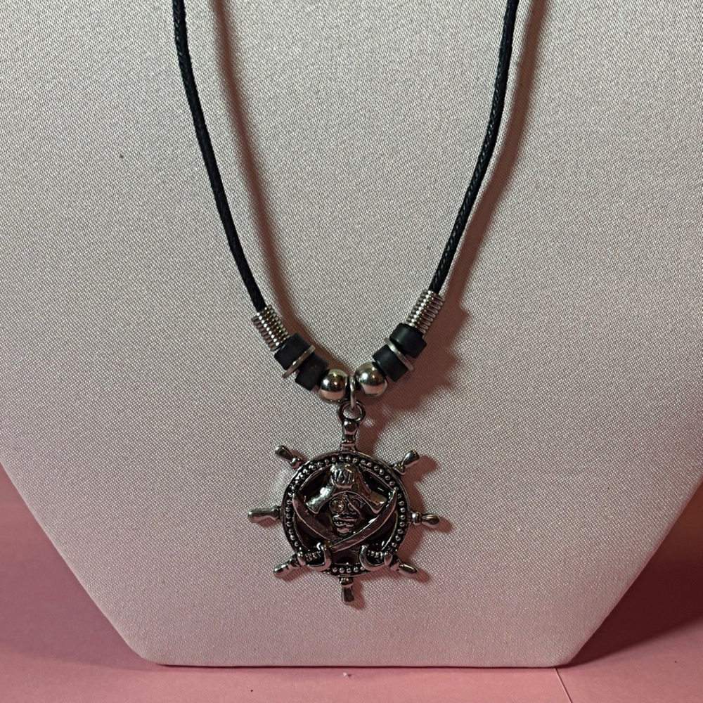 Silver Nautical Pendant Necklace